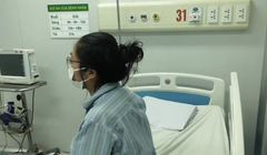 Bệnh nhân 17 mắc COVID-19 khi đang điều trị ở Bệnh viện Bệnh Nhiệt đới Trung ương (Ảnh: BVCC) 