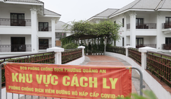 Khu vực cách ly phòng COVID-19 (Ảnh - Trung Nguyên) 