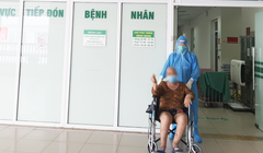 Bệnh nhân K. hồi phục và được xuất viện (Ảnh - BVCC) 