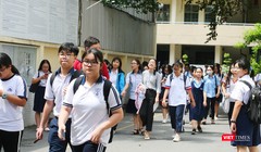 Học sinh tham dự kỳ thi tuyển sinh vào lớp 10