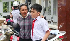 Học sinh dự thi vào lớp 6 của trường THPT Chuyên Trần Đại Nghĩa