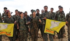 Nhóm SDF được thống trị bởi các tay súng người Kurd. 