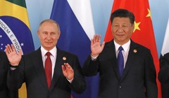 Tổng thống Nga Putin và chủ tịch Trung Quốc Tập Cận Bình.