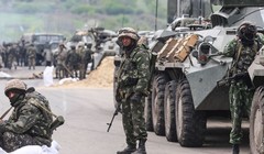 Vùng xung đột đóng băng tại Ukraine.