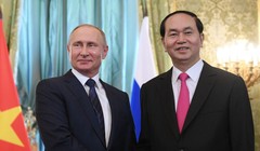 Chủ tịch nước Trần Đại Quang và tổng thống Nga Putin.
