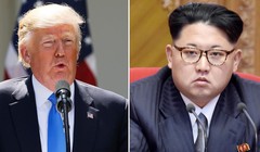 Tổng thống Mỹ và chủ tịch Triều Tiên.