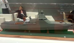 Mô hình tàu hộ vệ.