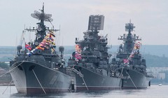 Tàu chiến của Nga. 