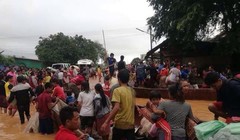 Nạn nhân tại Sanamxay.