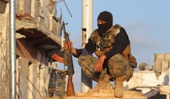 Một tay súng HTS tại Idlib.