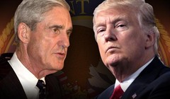 Công tố viên đặc biệt Robert Mueller và tổng thống Mỹ Donald Trump.