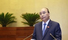 Thủ tướng Nguyễn Xuân Phúc giải trình trước Quốc hội.