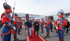 Ngoại trưởng Nga Lavrov trong chuyến thăm Mông Cổ hôm 14/4/2016 vừa qua.