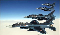 Máy bay chiến đấu F-2 Nhật Bản. 