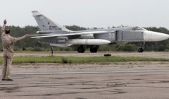 Máy bay SU-24M của Không quân Nga (ảnh Sputnik).