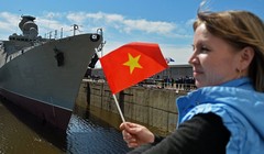 Nga đã hạ thủy tàu khinh hạm "Gepard 3.9" thứ tư cho Hải quân Việt Nam (ảnh: Sputnik)