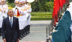 Tổng thống Hoa Kỳ Barack Obama trong chuyến thăm Việt Nam.