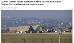 1000  binh sỹ Thổ Nhĩ Kỳ bao vây căn cứ Incirlik