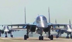 Chiến cơ Su-30 của Nga ở Hmeymime (ảnh tư liệu)