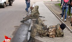 Đặc nhiệm Ucraine bị Nga bắt ở Crimea (ảnh minh họa)