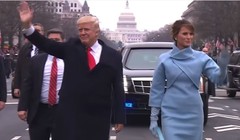  Ông Trump cùng vợ đi bộ chào dân Mỹ trên Đại lộ Pennsylvania