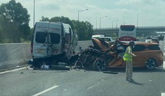 Hiện trường vụ tai nạn.