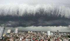 Xuất hiện dải mây như sóng thần trước siêu bão: Chuyên gia lý giải nguyên nhân