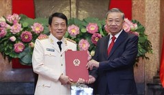 Ông Lương Tam Quang và Nguyễn Tân Cương được thăng hàm Đại tướng