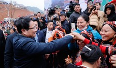 Thủ tướng Phạm Minh Chính dự lễ khánh thành khu tái thiết Làng Nủ