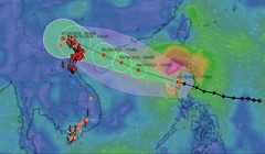 Bão số Matmo vào biển Đông, dự báo giật cấp 15, gây mưa lớn