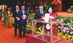 Bí thư Thành ủy Hà Nội Bùi Thị Minh Hoài tái cử Ban Chấp hành khóa XVIII