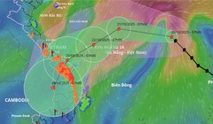 Miền Trung mưa rất lớn do bão Fengshen