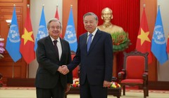 Tổng bí thư Tô Lâm tiếp Tổng Thư ký Liên Hợp Quốc António Guterres