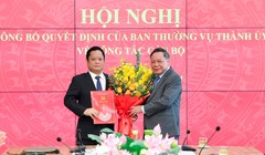 Phó chủ nhiệm Văn phòng Quốc hội làm Phó trưởng Ban Tuyên giáo và Dân vận Thành ủy Hà Nội