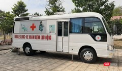 Người cách ly sẽ được chụp X quang kiểm tra ngay tại BV dã chiến khi có chỉ định. Ảnh: Nguyễn Trăm