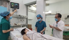 Bệnh nhân hiện đã tỉnh táo, đang dần phục hồi sức khỏe. Ảnh: BVCC