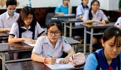 Đề thi tuyển sinh vào lớp 10. Ảnh: Internet