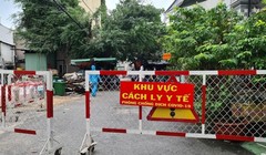 Phong tỏa 1 khu phố tại quận Gò Vấp (TP.HCM), nơi Hội thánh truyền giáo Phục Hưng hoạt động. Ảnh: HCDC