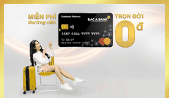 Bac A Bank miễn nhiều loại phí dành cho chủ thẻ tín dụng quốc tế