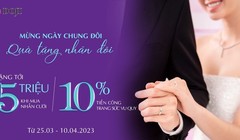 Mừng ngày chung đôi – Quà tặng nhân đôi cùng trang sức cưới DOJI