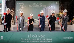 Masterise Homes cất nóc dự án Lumière Riverside