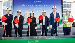 Masterise Homes cất nóc dự án Lumière Boulevard