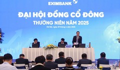 Đại hội đồng cổ đông (ĐHĐCĐ) thường niên năm 2025 của Eximbank. Ảnh: NM 