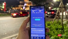 Kiểm tra tốc độ 5G ở trung tâm Hà Nội với phần mềm Speedtest