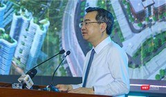 Ông Nguyễn Thanh Nghị, Trưởng ban Chính sách, Chiến lược Trung ương phát biểu tại Tuần lễ Tài chính và Công nghệ Đà Nẵng năm 2025.