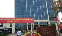 Trụ sở hoàng tráng của Chi cục thuế quận Hoàng Mai