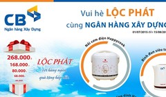Ngân hàng Xây dựng hoạt động trở lại với nhận diện thương hiệu mới và các chương trình quà tặng.
