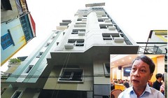 Tòa nhà cao 8 tầng, 1 tum, 1 hầm của ông Nguyễn Hoàng Linh – PGĐ Sở GTVT Hà Nội đứng tên hiện đang thu hút sự chú ý của dư luận.