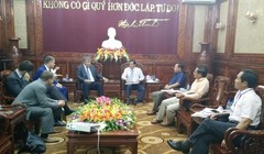 Lãnh đạo tỉnh Bình Phước và đại diện Gazprom International Sevices B.V bàn việc hợp tác đầu tư về khí hóa lỏng