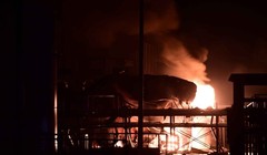 Ảnh minh họa: Một vụ nổ nhà máy hóa chất ở Sơn Đông, Trung Quốc hồi tháng 8 năm nay.